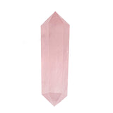 Natural Rose Quartz Double-Terminated Hexagonal Wand