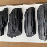 Natural Large Black Tourmaline Crystal Raw Stone