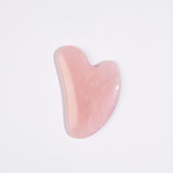 Rose Quartz Gua Sha Set – Face Roller & Massage Tool