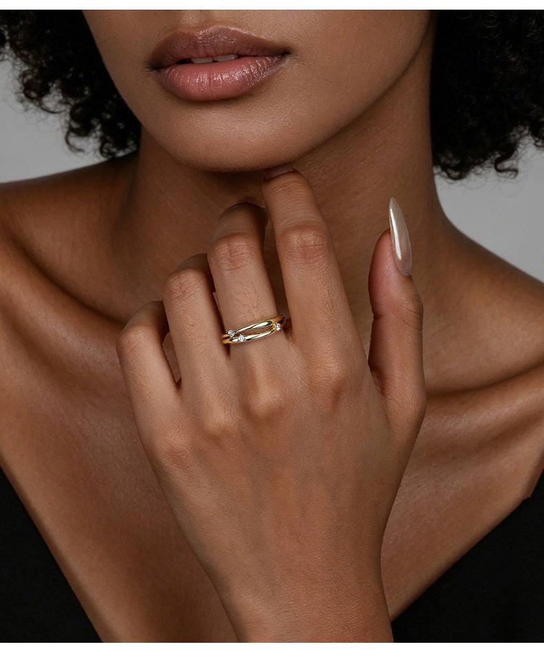 Celestial Orbit Open Ring