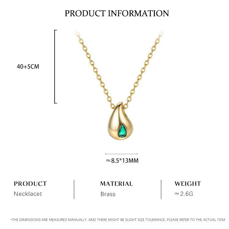 Emerald Dew Necklace