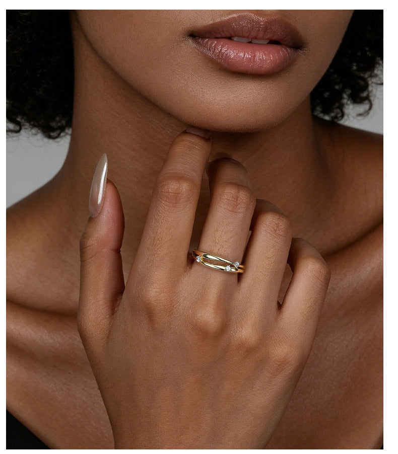 Celestial Orbit Open Ring