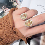 Citrine Radiance Adjustable Gemstone Ring