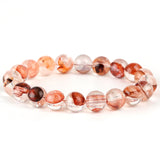 [Bead] Flower Agate Crystal Bracelet - Healing & Vitality Stone