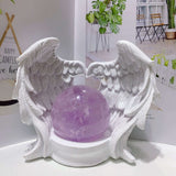 Whispers of Love: Heart Feather Base for Your Crystal Ball