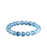 [Bead] Aquamarine Bracelet - Calmness, Courage & Communication