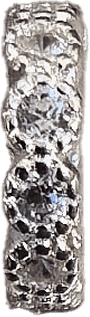 Diamond-encrusted Septal Ring Spacer