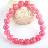 [Bead] Cherry blossom Rain Rose pyroxene peach blossom crystal bracelet