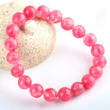 [Bead] Cherry blossom Rain Rose pyroxene peach blossom crystal bracelet
