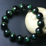 [Bead] Blue-Green Eye Obsidian Beads - Mexican Premium Bracelet