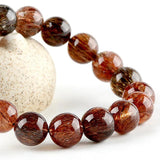[Bead] Black Gold Super Seven Bracelet - Enhance Wealth & Spiritual Wisdom - FateCord