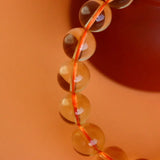 [Bead] Citrine Crystal Bracelet - Deep Yellow Brazilian Citrine for Wealth & Wisdom - FateCord