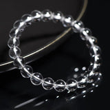 [Bead] Clear Quartz Crystal Bracelet - Ancient Mine Quartz for Purity & Balance - FateCord