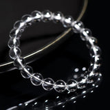 [Bead] Clear Quartz Crystal Bracelet - Ancient Mine Quartz for Purity & Balance - FateCord