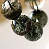 [Bead] Green Crystal Bracelet - Healing Green Phantom Quartz from Zambia - FateCord