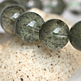 [Bead] Green Crystal Bracelet - Healing Green Phantom Quartz from Zambia - FateCord