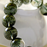 [Bead] Green Crystal Bracelet - Healing Green Phantom Quartz from Zambia - FateCord