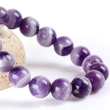 [Bead] Lavender Chevron Amethyst Bracelet - Spiritual Purification & Dream Connection - FateCord