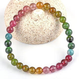 [Bead] Multicolored Tourmaline Bracelet - Healing & Balancing Energy - FateCord
