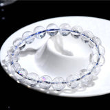 [Bead] Natural Arcestrae Colored White Crystal Asai Bead Bracelet Rainbow - FateCord