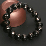 [Bead] Obsidian Crystal - Wealth Stone Hypersthene for Prosperity & Luck - FateCord