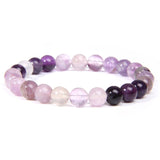 [Bead] Purple Phantom Crystal Bracelet - Wealth & Willpower - FateCord