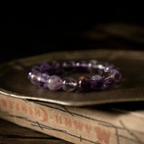 [Bead] Purple Phantom Crystal Bracelet - Wealth & Willpower - FateCord