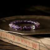 [Bead] Purple Phantom Crystal Bracelet - Wealth & Willpower - FateCord
