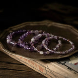 [Bead] Purple Phantom Crystal Bracelet - Wealth & Willpower - FateCord