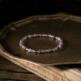 [Bead] Purple Phantom Crystal Bracelet - Wealth & Willpower - FateCord