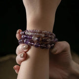 [Bead] Purple Phantom Crystal Bracelet - Wealth & Willpower - FateCord