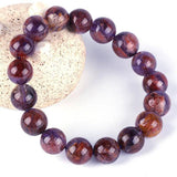 [Bead] Purple Phantom Quartz Bracelet - Spiritual Awakening & Transformation - FateCord