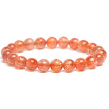 [Bead] Sunstone Bracelet - Boost Confidence & Attract Wealth with Sri Lankan Crystals - FateCord
