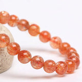 [Bead] Sunstone Bracelet - Boost Confidence & Attract Wealth with Sri Lankan Crystals - FateCord