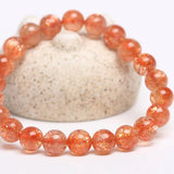 [Bead] Sunstone Bracelet - Boost Confidence & Attract Wealth with Sri Lankan Crystals - FateCord