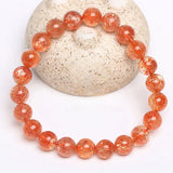 [Bead] Sunstone Bracelet - Boost Confidence & Attract Wealth with Sri Lankan Crystals - FateCord