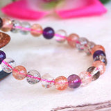 [Bead] Super Seven Crystal Bracelet - Balance Chakras & Enhance Spiritual Wisdom - FateCord