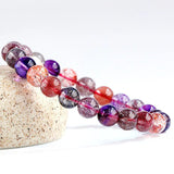 [Bead] Super Seven Crystal Bracelet - Balance Chakras & Enhance Spiritual Wisdom - FateCord