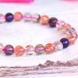 [Bead] Super Seven Crystal Bracelet - Balance Chakras & Enhance Spiritual Wisdom - FateCord