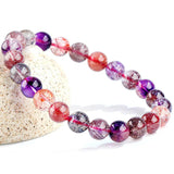 [Bead] Super Seven Crystal Bracelet - Balance Chakras & Enhance Spiritual Wisdom - FateCord