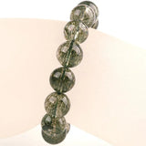 [Bead] Tourmaline Green Rutilated Quartz Bracelet - Vitality & Harmony - FateCord