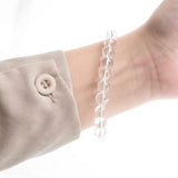 [Bead] White Crystal & Azeztulite Bead - Purity and Awakening Stone - FateCord