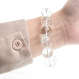 [Bead] White Crystal & Azeztulite Bead - Purity and Awakening Stone - FateCord
