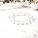 [Bead] White Crystal & Azeztulite Bead - Purity and Awakening Stone - FateCord