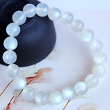 [Bead] White Moonstone Bead from Sri Lanka - Purity & Clarity Crystal - FateCord