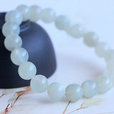 [Bead] White Moonstone Bead from Sri Lanka - Purity & Clarity Crystal - FateCord