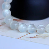 [Bead] White Moonstone Bead from Sri Lanka - Purity & Clarity Crystal - FateCord