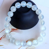 [Bead] White Moonstone Bead from Sri Lanka - Purity & Clarity Crystal - FateCord