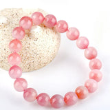 [Bead] Pink Agate Bracelet - Wealth & Elegance Crystal