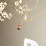 [Necklace] S925 Silver Amethyst Necklace - Elegant Timeless Jewelry